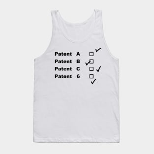 Patente A, B, C und 6 Tank Top